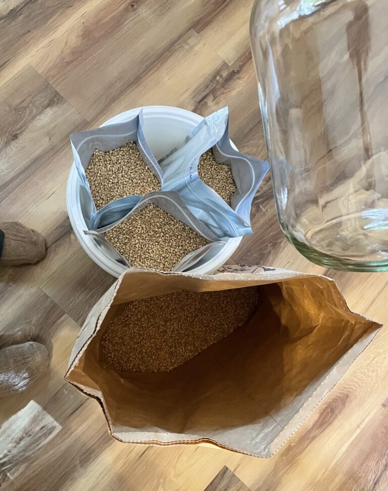 storing wheat