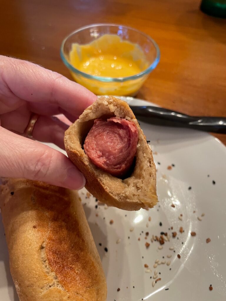 bagel dog bite