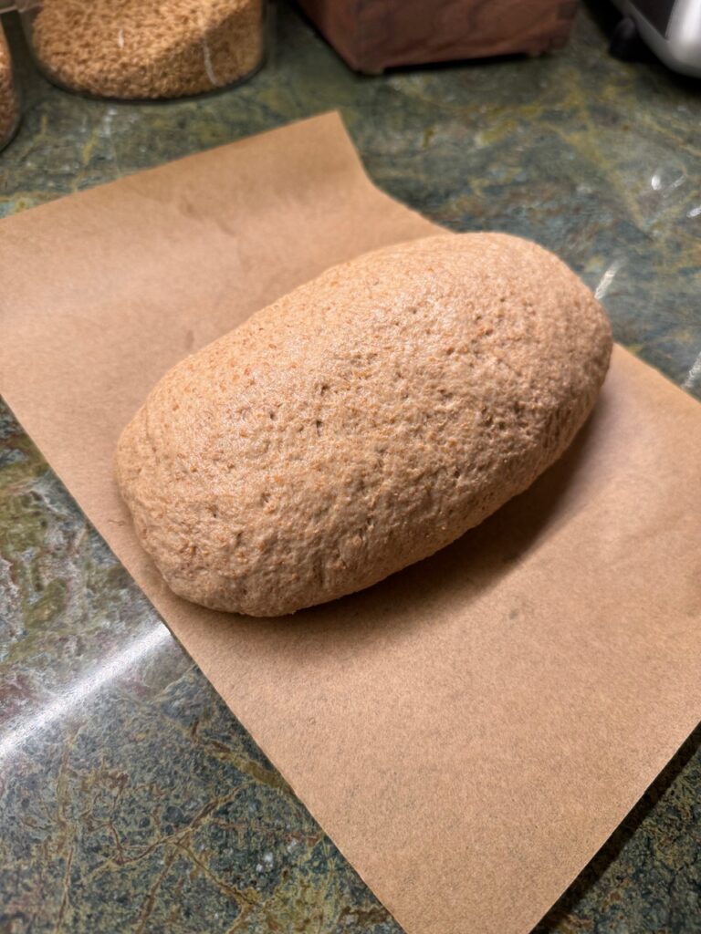 shaped dough